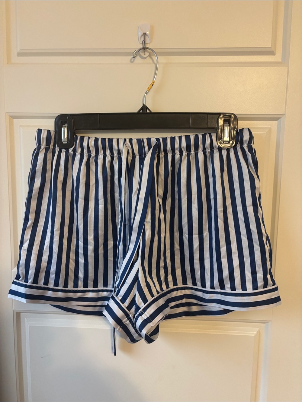 Serenedelicacy Blue & White Striped Short Pajama Set - Picture 4 of 6